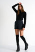 Shan Victoria Long sleeve mock neck shirt